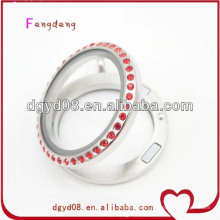 Red crystal locket new design locket wholesale